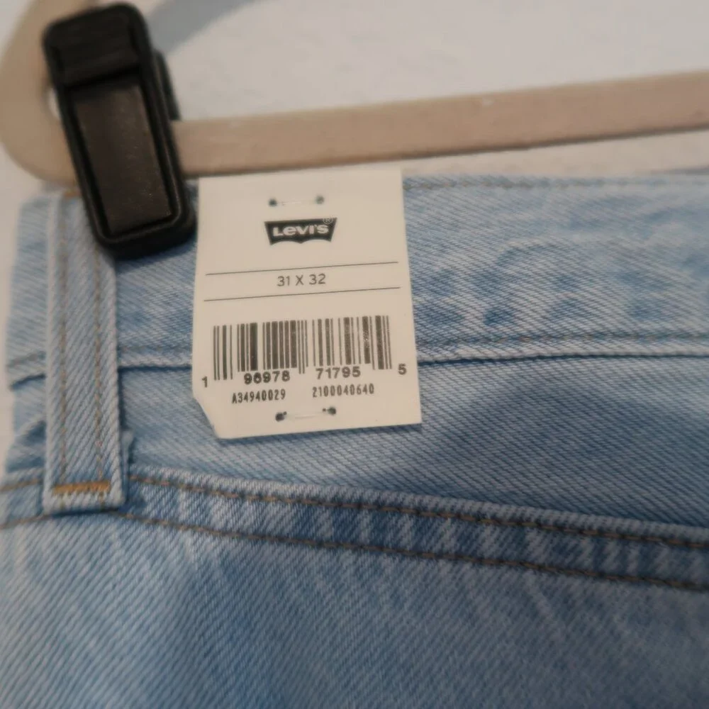 Levi's Baggy Dad Women's Jeans Size 31 Light Sugar - Light Wash - Picture 8 of 8